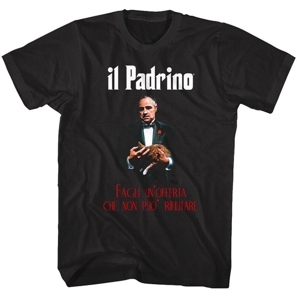 Gildan Other - Godfather Padrino Don Corleone T Shirt Offer You Cant Refuse Italia Brando